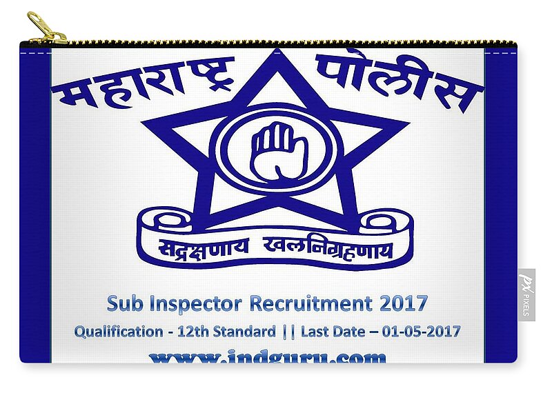 Maharashtra Police Sub Inspector Recruitment 2017 Carry-all Pouch by Ind  Guru - Fine Art America