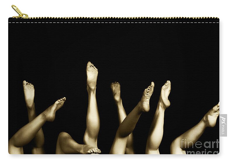 Artistic Zip Pouch featuring the photograph Maiden sprouts by Robert WK Clark