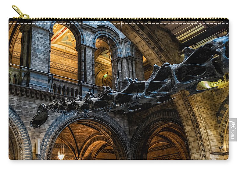 London Zip Pouch featuring the photograph Main Man by Glenn DiPaola