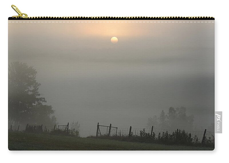 Landscape Zip Pouch featuring the photograph Maine Morning by Doug Mills