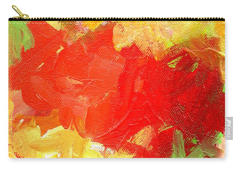 Acrylic Zip Pouch featuring the painting Malibar 3 by Marcy Brennan
