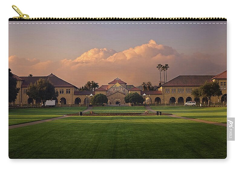 Mansion Zip Pouch featuring the photograph Mansion by Jackie Russo