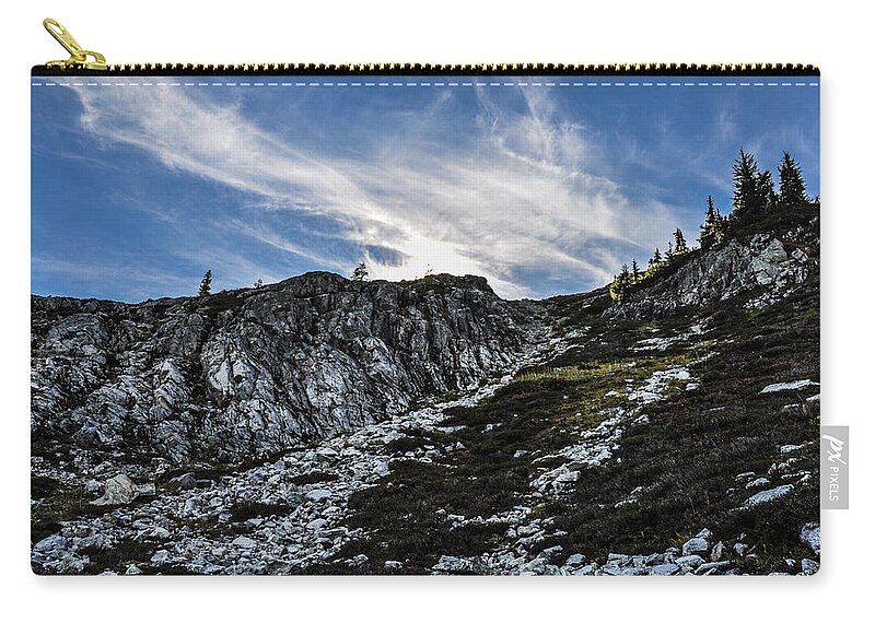 Footpath Carry-all Pouch featuring the photograph Maple Pass Loop Rocks by Pelo Blanco Photo