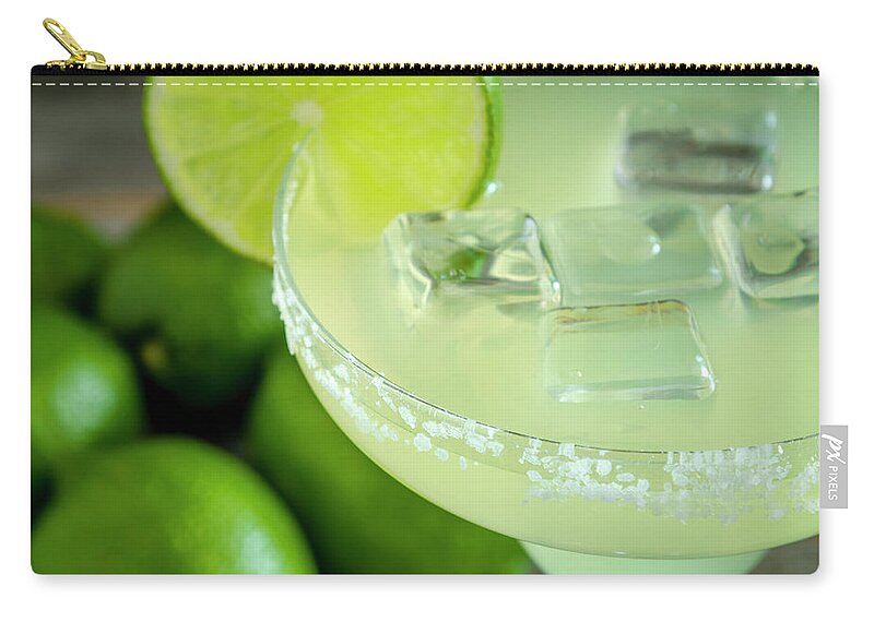 Adult Beverage Zip Pouch featuring the photograph Margaritas Anyone by Teri Virbickis