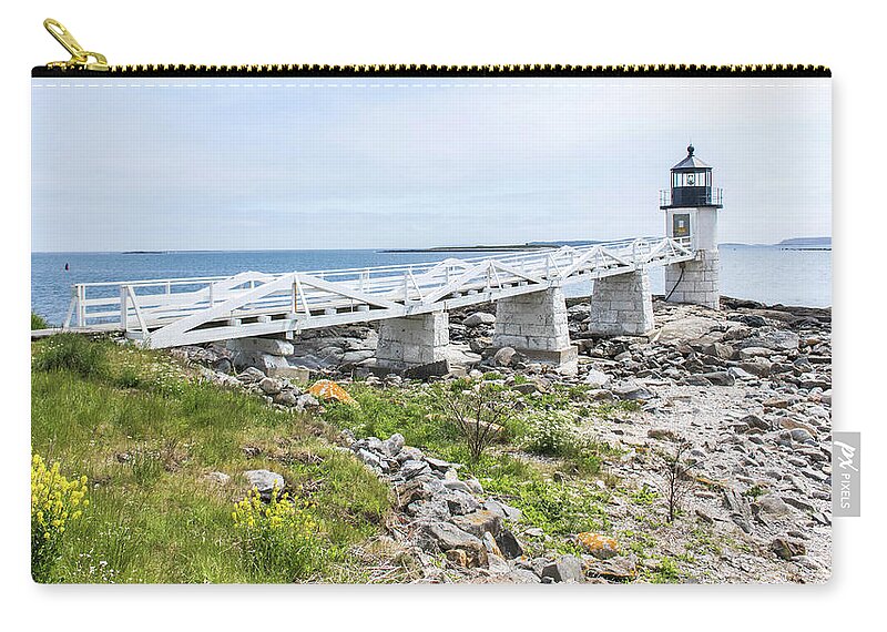 Marshall Point Lighthouse Carry-all Pouch featuring the photograph Marshall Point Lighthouse by Holly Ross