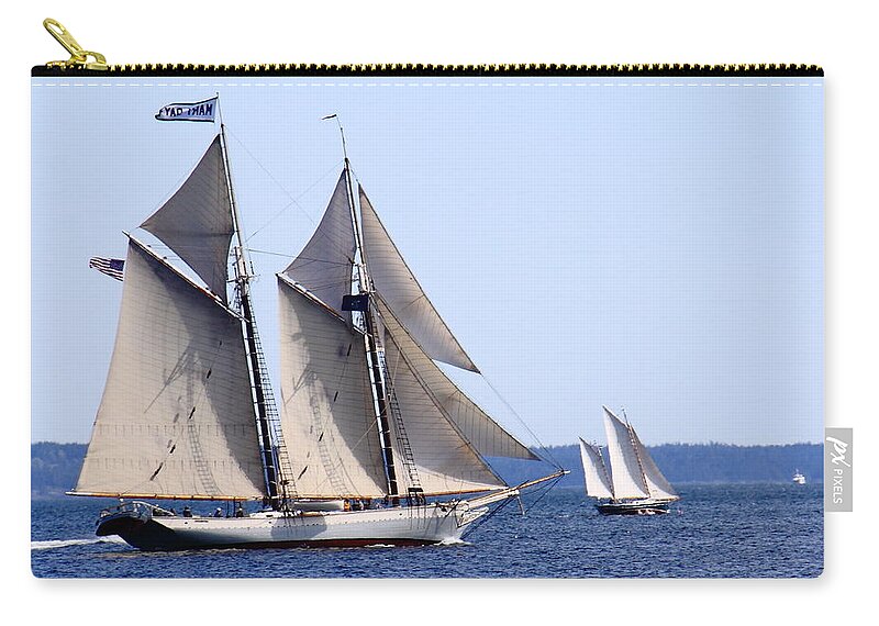 Seascape Zip Pouch featuring the photograph Mary Day by Doug Mills