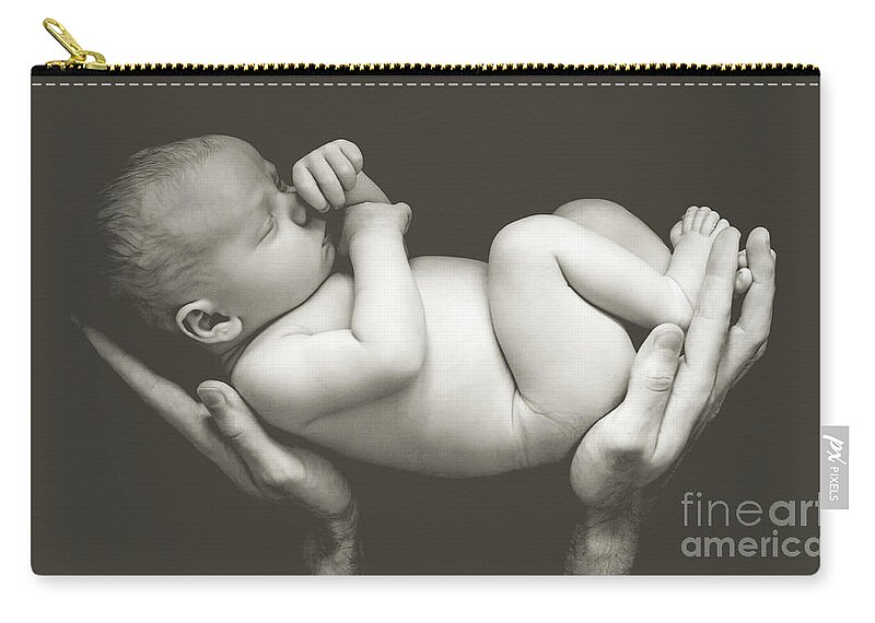 Cheryl Baxter Photography Carry-all Pouch featuring the photograph Matte Baby Art by Cheryl Baxter