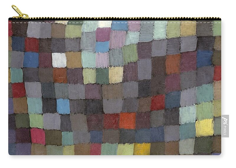 Paul Klee Zip Pouch featuring the painting May Picture by Paul Klee