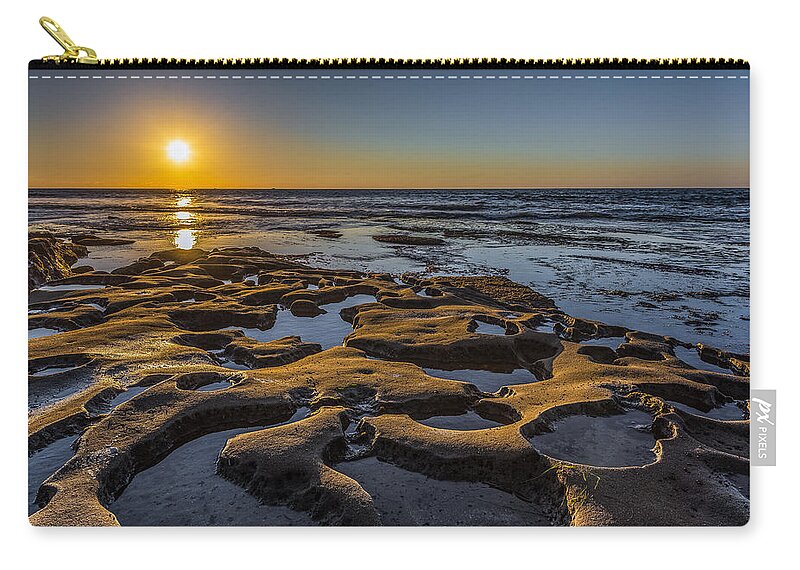 Ca. California Zip Pouch featuring the photograph Maze by David Downs