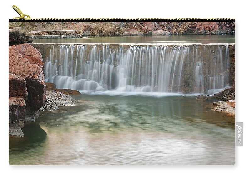 Medicinepark Zip Pouch featuring the photograph Medicine Park by Ricky Barnard