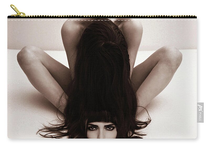 Surreal Zip Pouch featuring the photograph Medusa by Gianni Sarcone