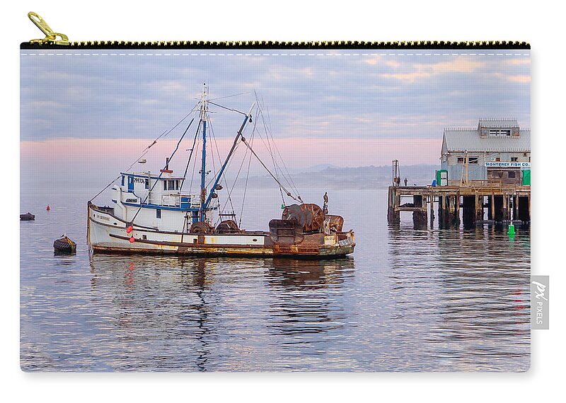 Monterey Zip Pouch featuring the photograph Memories of the Fleet by Derek Dean