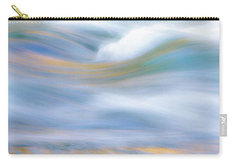 Yosemite Zip Pouch featuring the photograph Merced River Reflections 19 by Larry Marshall