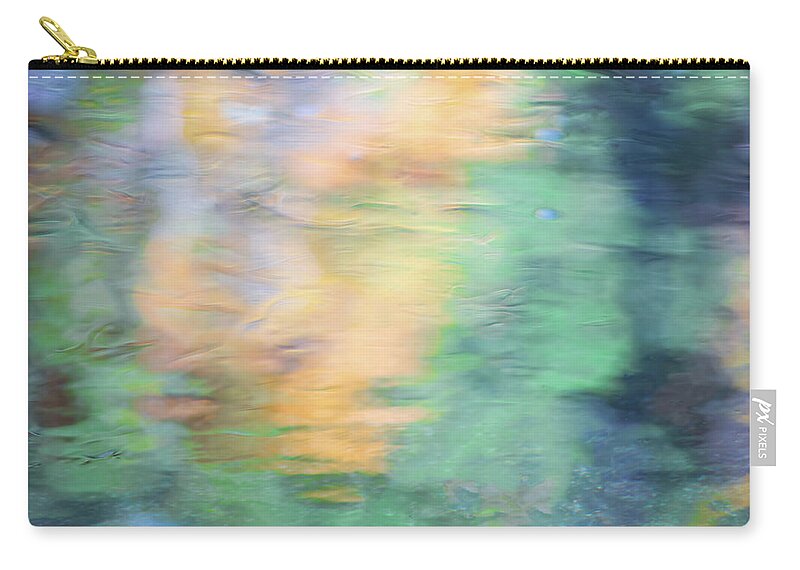 Yosemite Zip Pouch featuring the photograph Merced River Reflections 7 by Larry Marshall
