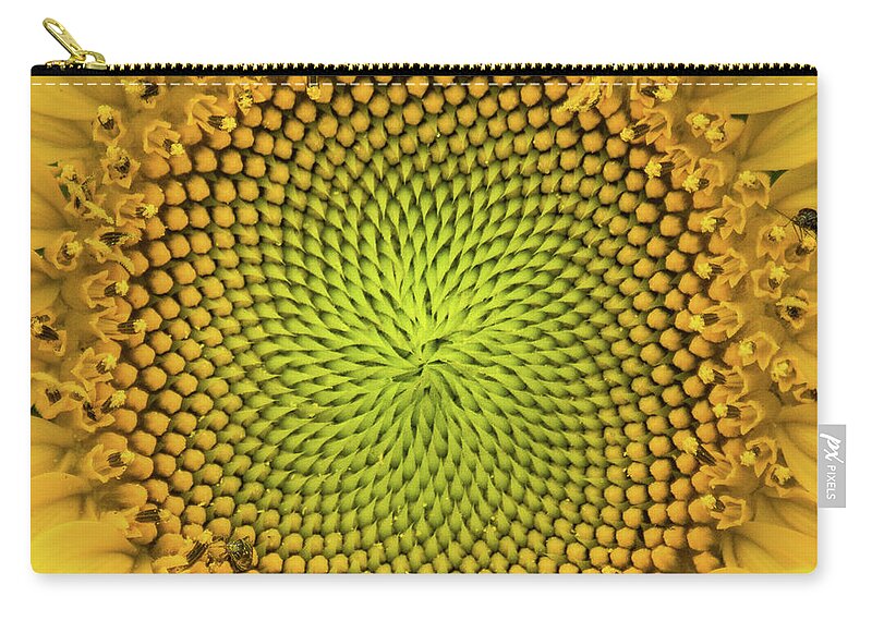 Yellow Zip Pouch featuring the photograph Mesmerizing by Bill Pevlor