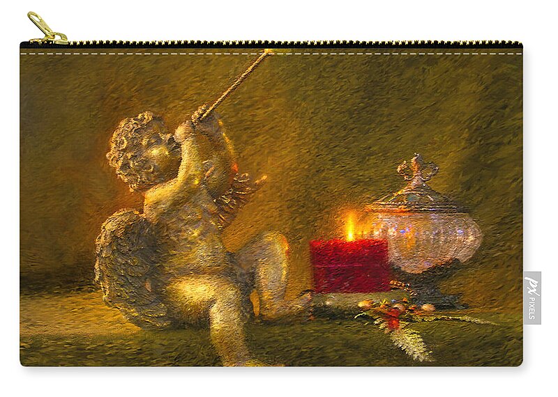 Angel Zip Pouch featuring the painting Messages From Heaven by Greg Olsen