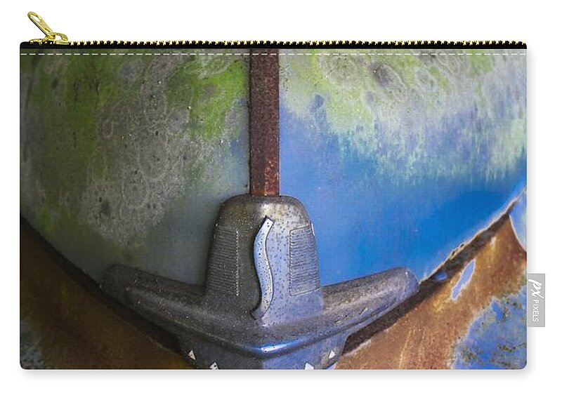 Urban Decay Zip Pouch featuring the photograph Metal Earth by Phil Cappiali Jr