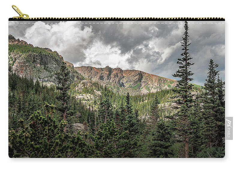 Nature Zip Pouch featuring the photograph Mills Lake Hike by Scott Cordell