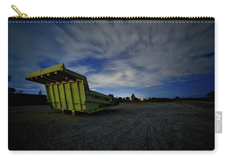 Www.cjschmit.com Zip Pouch featuring the photograph Mine the Sky by CJ Schmit