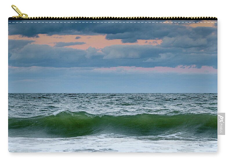 Ocean Zip Pouch featuring the photograph Mini Break by Mary Anne Delgado
