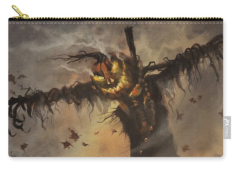 Halloween Carry-all Pouch featuring the painting Mister Halloween by Tom Shropshire