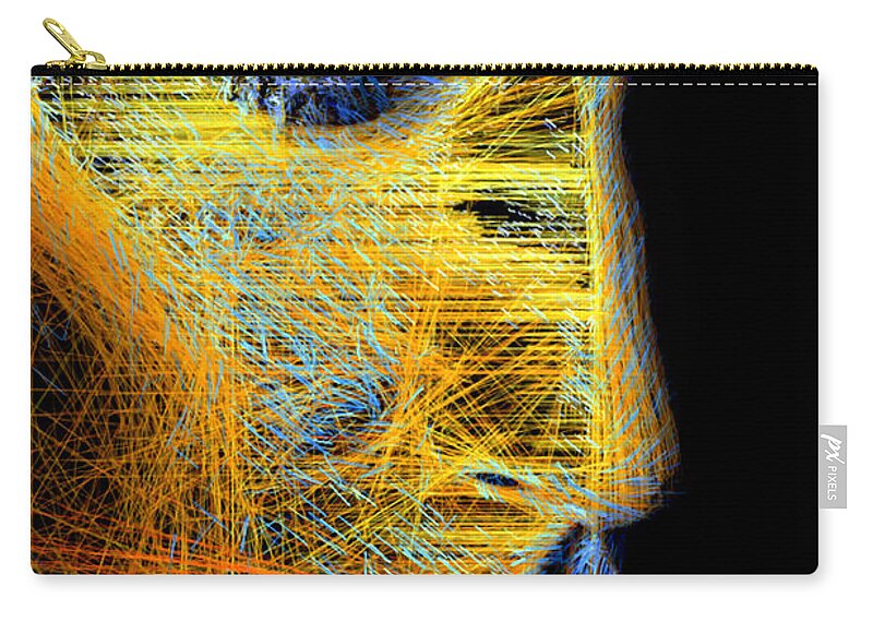Rafael Salazar Carry-all Pouch featuring the digital art Mystery by Rafael Salazar