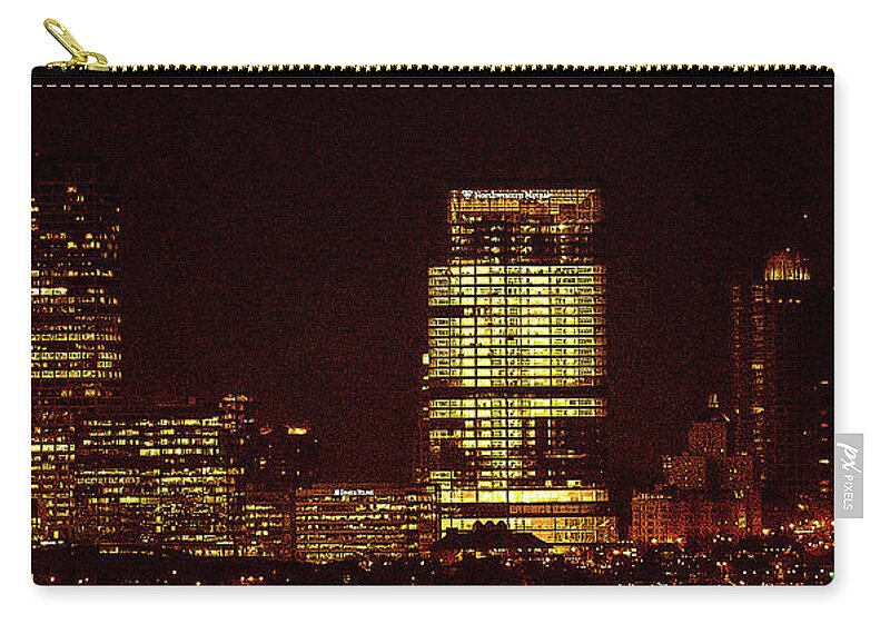 Landscape Zip Pouch featuring the photograph Mke Wi by Michael Nowotny
