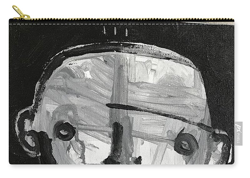  Abstract Zip Pouch featuring the painting MMXVII Memories No 4 by Mark M Mellon