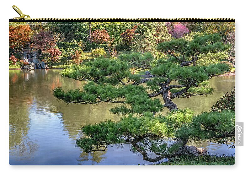 Mo Bot Zip Pouch featuring the photograph Mo Bot Japanese Garden 7R2_DSC2725_10262017 by Greg Kluempers