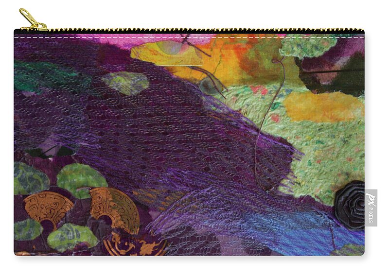 Art Zip Pouch featuring the painting Monet Impressions by Jeanette French