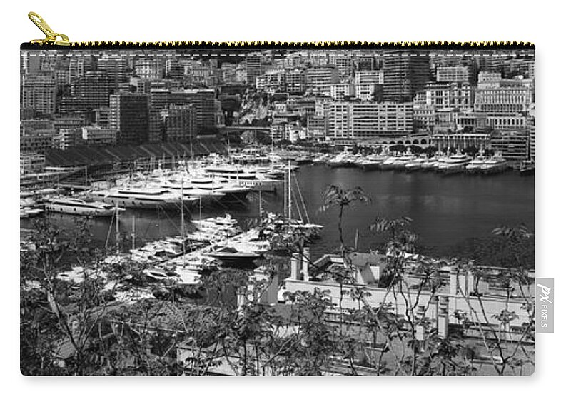 Monte Carlo Zip Pouch featuring the photograph Monte Carlo 10b by Andrew Fare