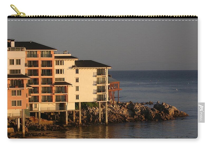 Monterey Zip Pouch featuring the photograph Monterey, CA by Jeff Floyd CA