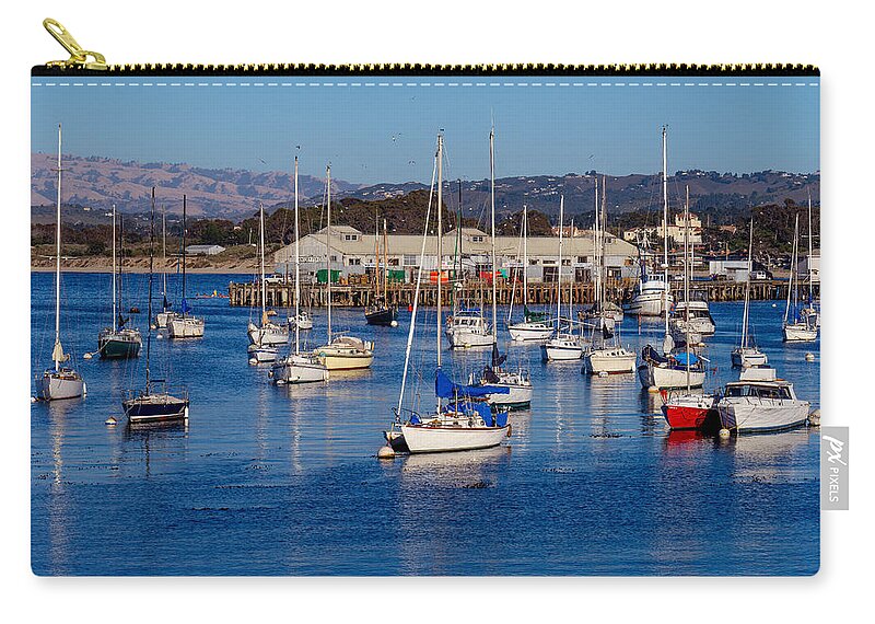 Monterey Carry-all Pouch featuring the photograph Monterey Harbor by Derek Dean