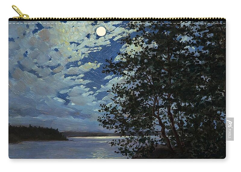 Thure Sundell Carry-all Pouch featuring the painting Moonlight by MotionAge Designs