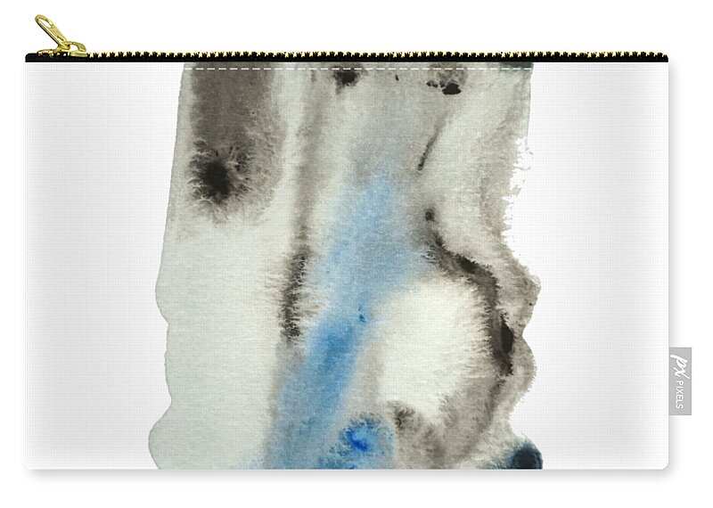 Minimalist Zip Pouch featuring the painting Moonvibes 2 by Cortney Herron