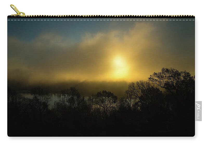 Morning Arrives Zip Pouch featuring the photograph Morning Arrives by Karol Livote