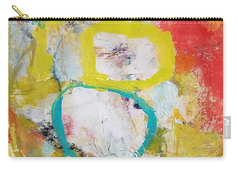 Abstract Carry-all Pouch featuring the painting Morning Calm by Patricia Byron