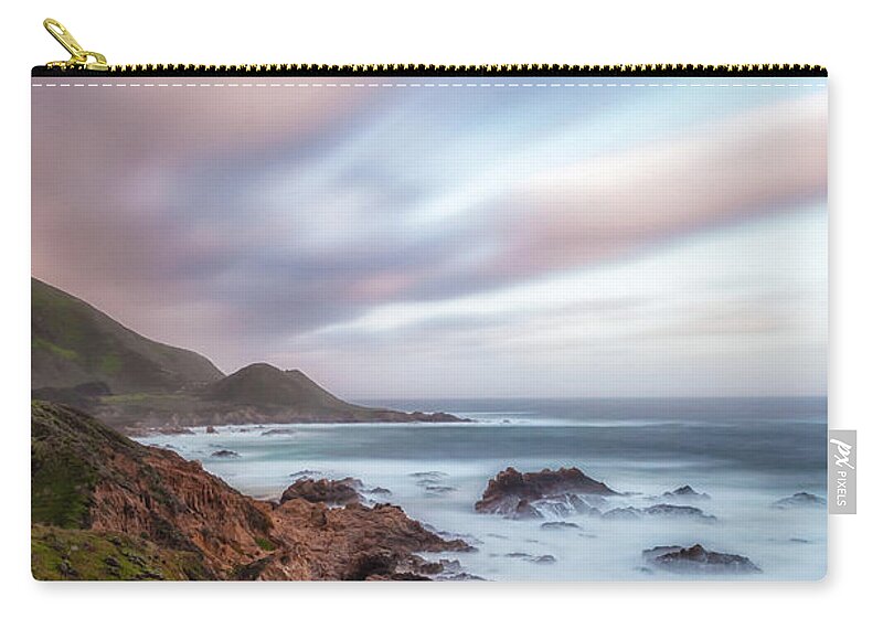 American Landscapes Zip Pouch featuring the photograph Morning Clouds by Jonathan Nguyen