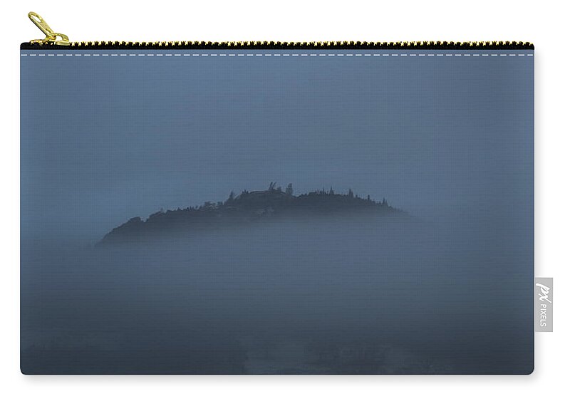 Nature Zip Pouch featuring the photograph Morning fog by Lukasz Ryszka