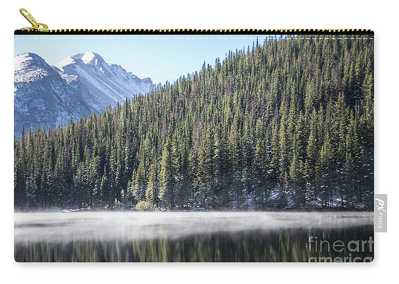 Morning Zip Pouch featuring the photograph Morning Fog by Lynn Sprowl