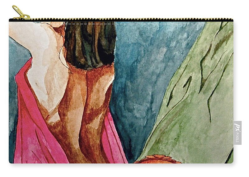 Nudes Women Carry-all Pouch featuring the painting Morning Light by Herschel Fall