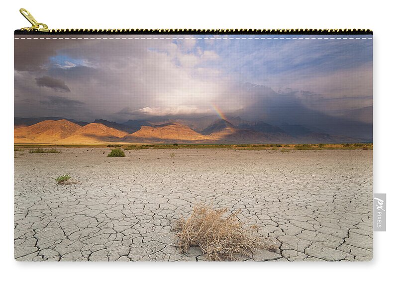 Rainbow Carry-all Pouch featuring the photograph Morning Rainbow by Andrew Kumler