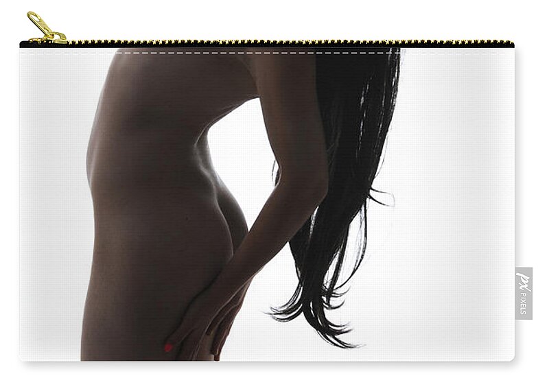 Artistic Zip Pouch featuring the photograph Morning stretch by Robert WK Clark