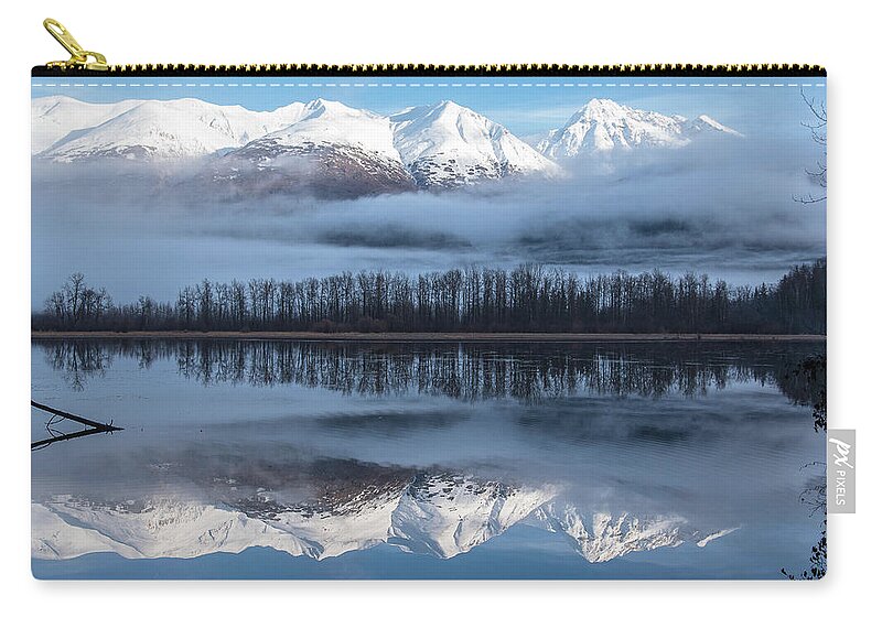 Mosquito Lake Carry-all Pouch featuring the photograph Mosquito Lake by David Kirby