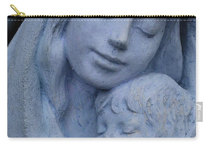 Mother Zip Pouch featuring the photograph Mother and Child by Susanne Van Hulst