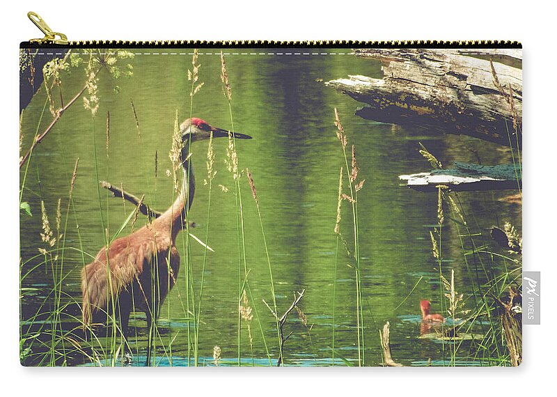 Love Zip Pouch featuring the photograph Mother and Child by Viviana Nadowski