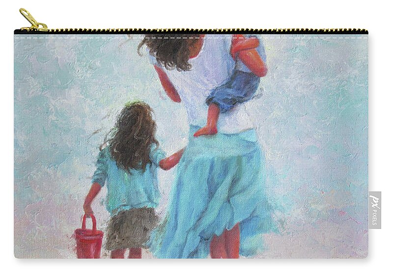 Little Girl Aqua Painting by Vickie Wade - Fine Art America