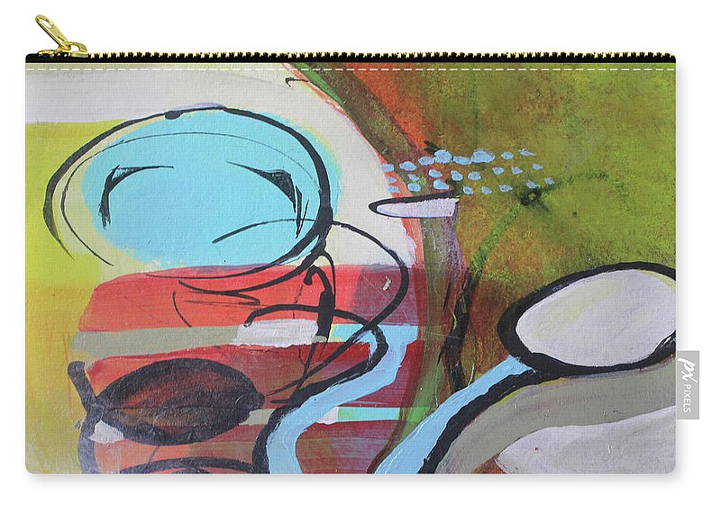 Mom Carry-all Pouch featuring the painting Mother's Love by April Burton