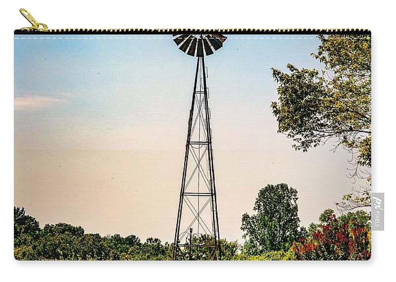 Farm Life Zip Pouch featuring the photograph Mountains #1 by Buddy Morrison