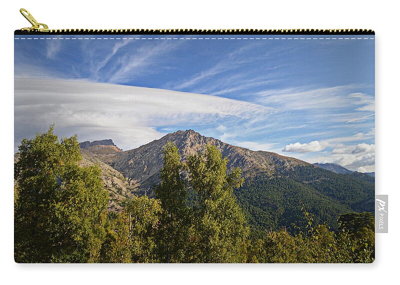 Gr20 Zip Pouch featuring the photograph Mountain Corsica by Jonathan Kerckhaert